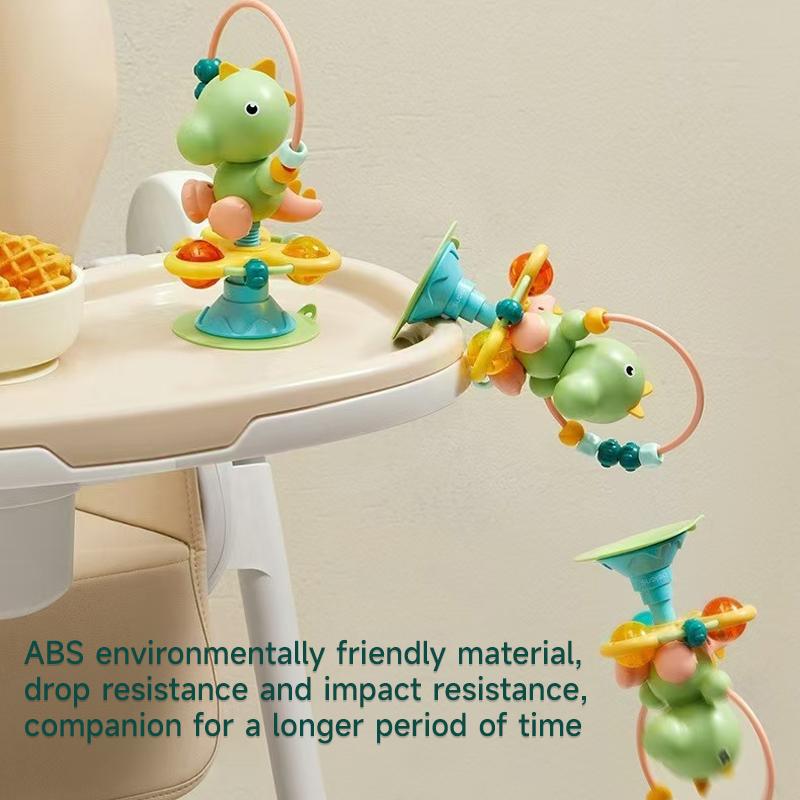 Baby High Chair Toy Rattles Set Fun Montessori Baby Dining Table Suction Cup Toys Early Development Fine Motor Skills Toy Gifts