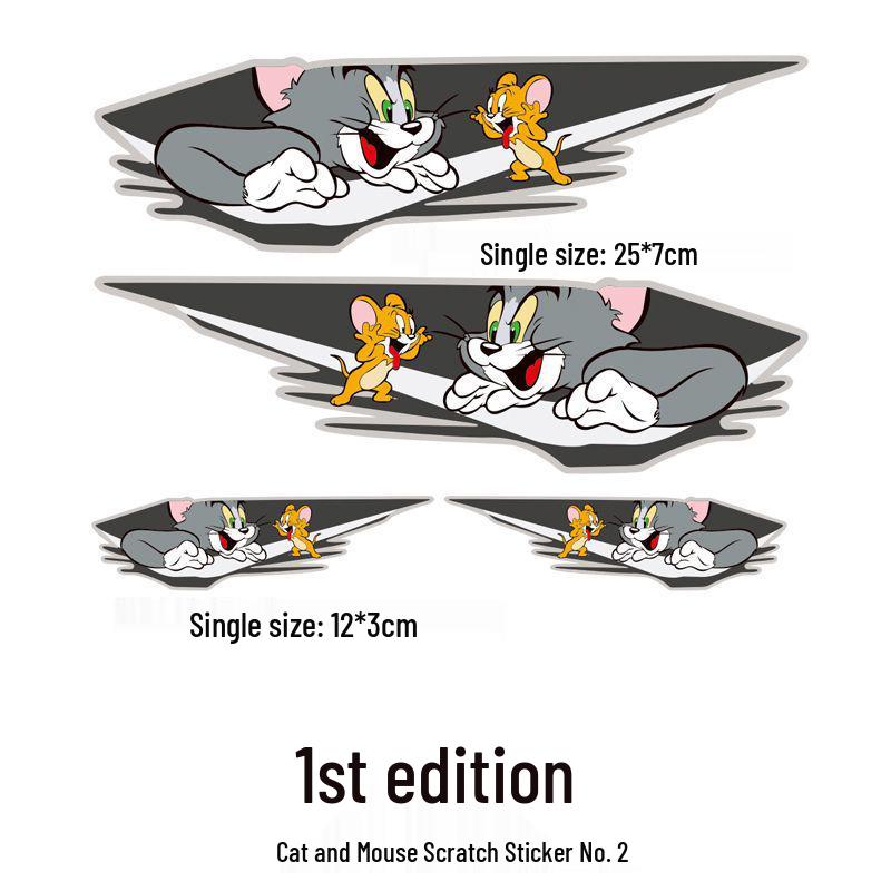 

Doraemon Cartoon Car Door Bumper Scratch Cover - Long Waterproof Decal