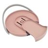 Kitchen Storage Turntable Non Skid Kitchen Spice Beverage Pull Out Organizer Rack for Kitchen Cabinets PantryPink