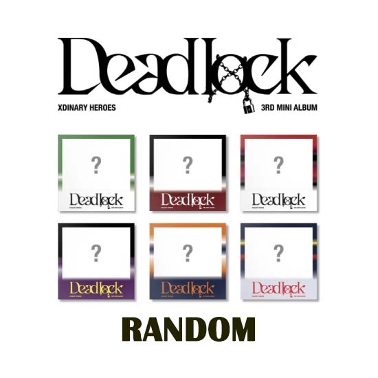 Xdinary Heroes 3º mini-álbum 'Deadlock'(versão compacta) com POB
