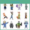 Vibrant 12pcs Zootopia Mini Doll Figures Featuring Judy Hopps And Nick Wilde For Kids