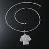 Hip-Hop Style Men's Alloy Pendant Necklace with Rhinestone 7 Jersey Design (2019 Edition)