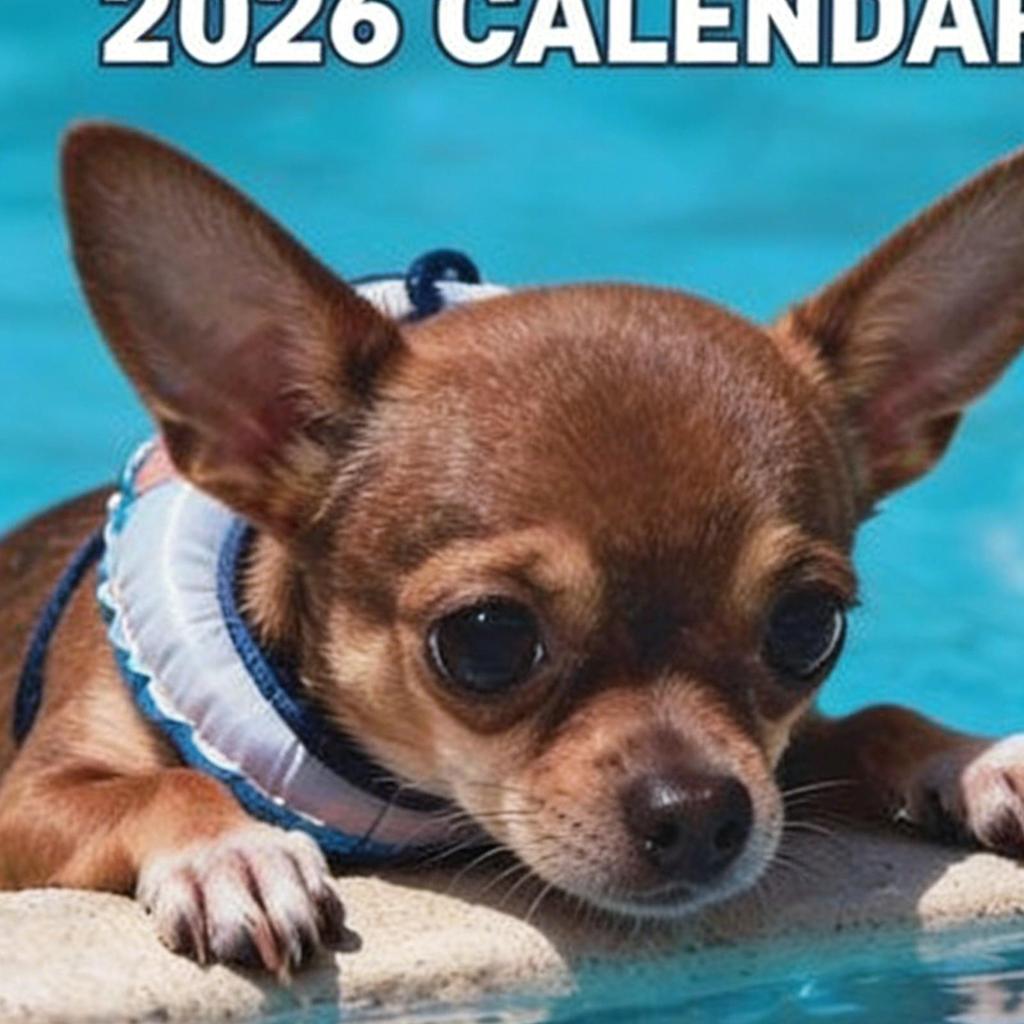 2026 Animal Wall Calendar Dog-Themed January To December Family Planner 2026 Wall Planner for Home Bedroom School Work Apartment