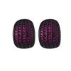 Jewelry Copper Bottom Gold Plating Simulation Red Corundum Black Gold Personalized Stud Earrings