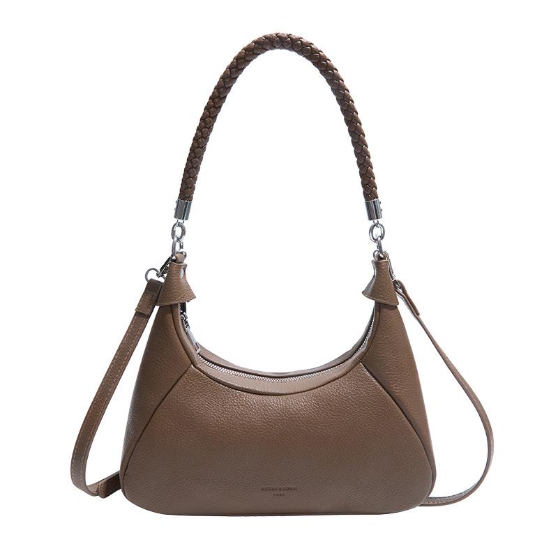 

Korean-Style Versatile Women s Shoulder & Crossbody Bag – Trendy Soft Leather Dumpling Design