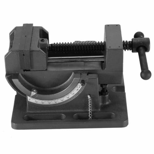 Nisorpa Angle Machine Vise, U-Shaped, Maximum Opening 110mm, Rotates 0-90 Degrees Left and Right, Adjustable Angle, Transforms Drill Presses Into Mill