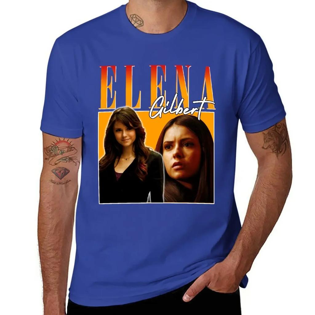 Elena Gilbert T-Shirt cute clothes Aesthetic clothing heavyweights plain t shirts men