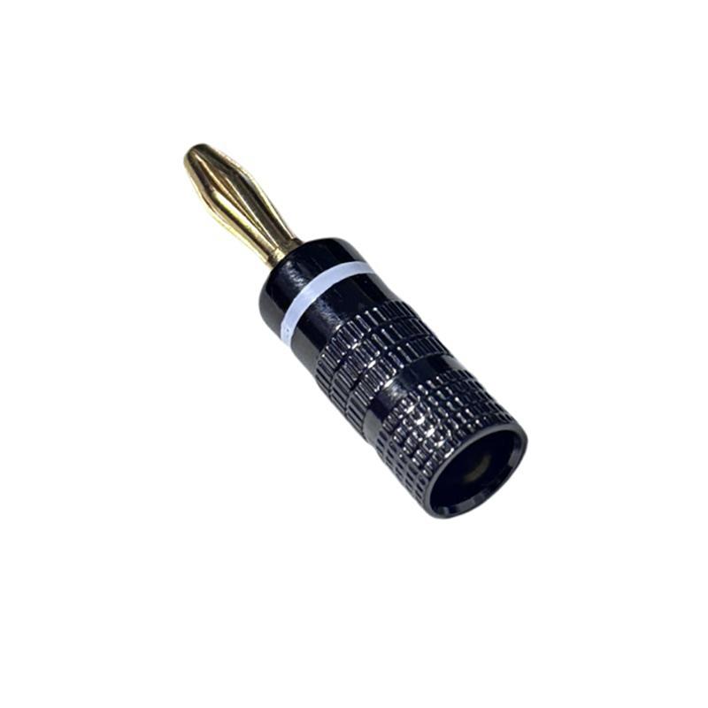 

1Pcs Banana Plug Connector 4Mm Audio Video Speaker Adapter Banana Connectors Gold-Plated Banana Jack No Welding