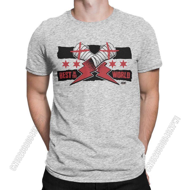 Unisexs Cm Punk Aew Best In The World T Shirt Cotton Clothing Vintage Stylish Chic Crewneck Tee Shirt Gift Tshirts