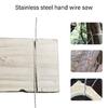 Emergency Steel Wire Handsaw Twin Pack Outdoor Cutting Tool For Campfires Preparation And Trail Maintenance