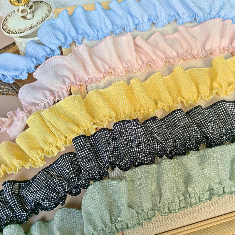 

Изысканный пасторальный плиссированный воротник-рубашка с рюшами и аксессуаром в виде кольца-кишки