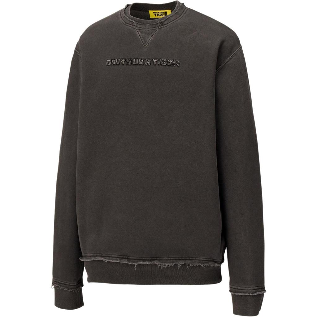 Onitsuka Tiger Long Sleeve Crew Neck Drop Shoulder Sweatshirt Unisex sweatshirt 2181B021-001