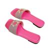 Fashion 2025 New Ladies Shoes Best Seller Women's Slippers Fashion Crystal Daily Slippers Women Summer Open Toe Plus Size Flat Slippers