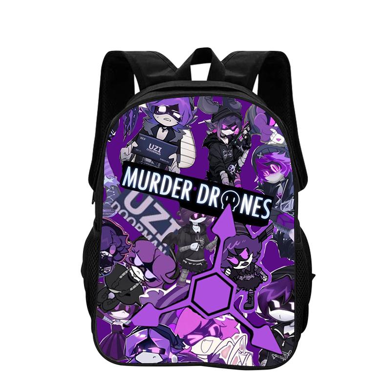 Murder Drones Backpack Lightweight School Backpack for Child Light Weight Child Knapsack Fashion Rucksack Best Gift