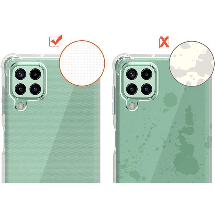 Shockproof Silicone Case - Phonillico® - Samsung A22 4G - Transparent - Slim - Reinforced Protection