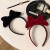 1pcs New Year's Big Red Three-dimensional Bow Headband Internet Famous Princess Cute Hair Clip Hair Pressure Headband