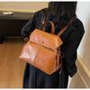 Vintage Women Drawstring Backpack PU Leather School Bags Teenage Girls Backpacks for Female Shoulder Bags Ladies Bagpack