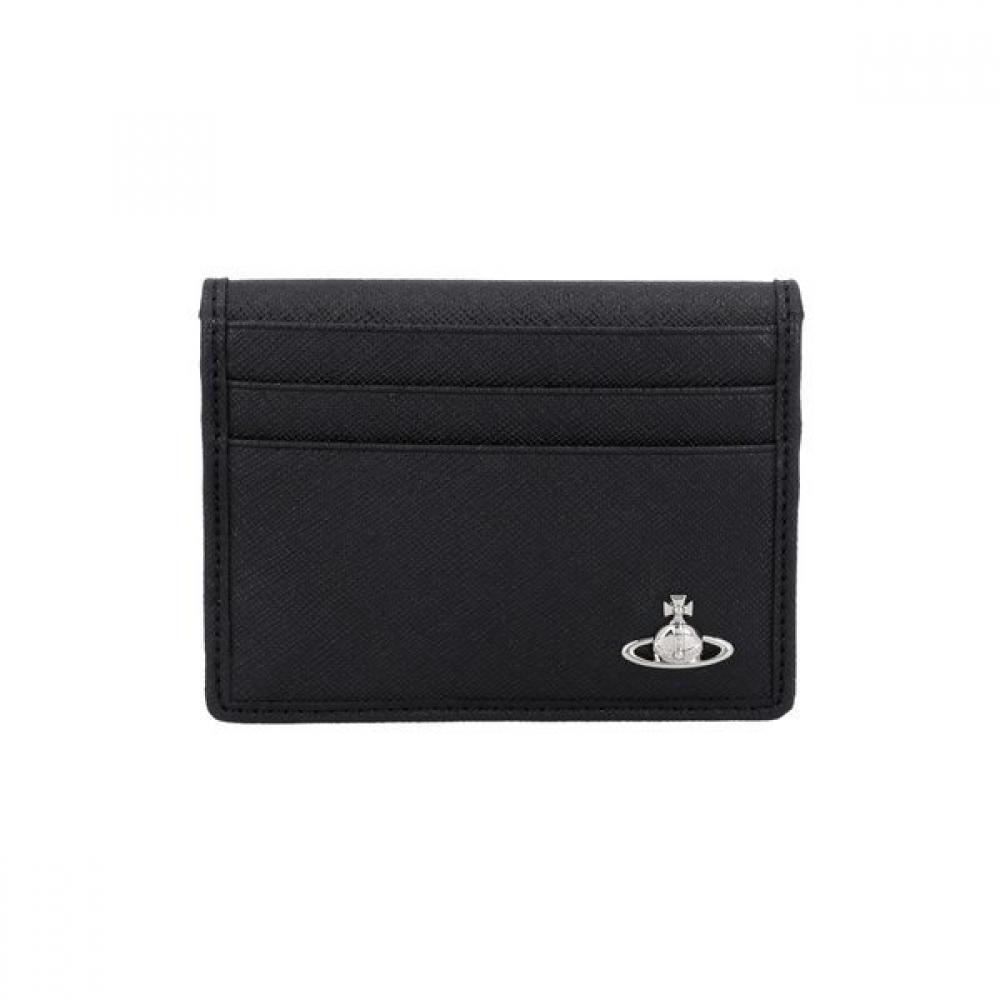 

Vivienne Westwood Vegan Bio Green Saffiano Card Wallet 5402000ZM S0021 N401