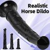 Huge Animal Horse Dildo Vaginal Masturbators Anal Plug Sucker XXL Big Buttplug Fake Penis Adult Sex Toys for Women Men 18+