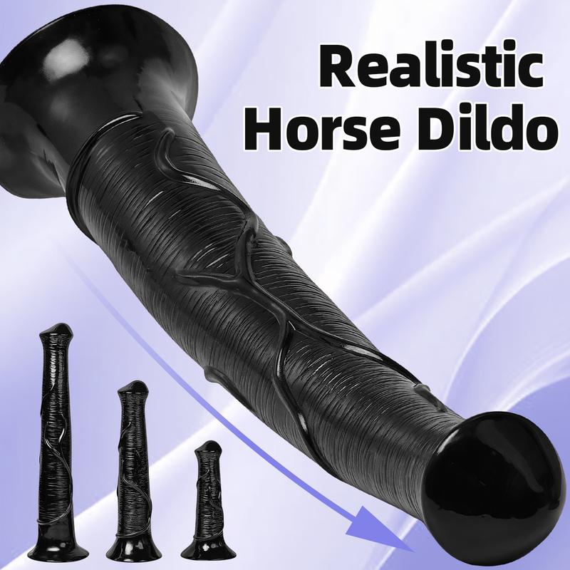 Huge Animal Horse Dildo Vaginal Masturbators Anal Plug Sucker XXL Big Buttplug Fake Penis Adult Sex Toys for Women Men 18+