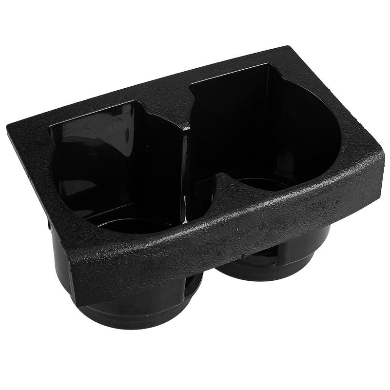 68430VB100 Front Center Centre Console Dual Bottle Cup Holder Storage Gap Black Plastic Fit for Nissan Patrol GU Y61 1997-2012