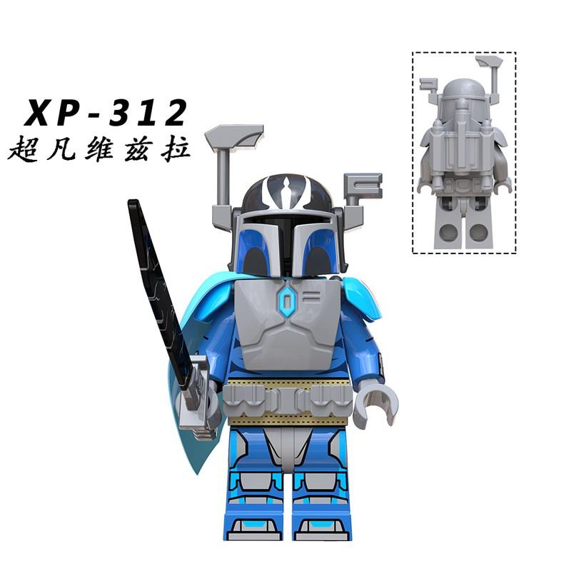 Die Mandalorianer Star Wars Minifiguren Jango Fett Boba Fett Kopfgeldjäger Kompatible Bausteine ​​Spielzeug KT1041