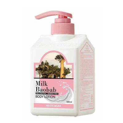 Loción Corporal Baobab y Leche Almendra Almizcle Blanco 500 ml