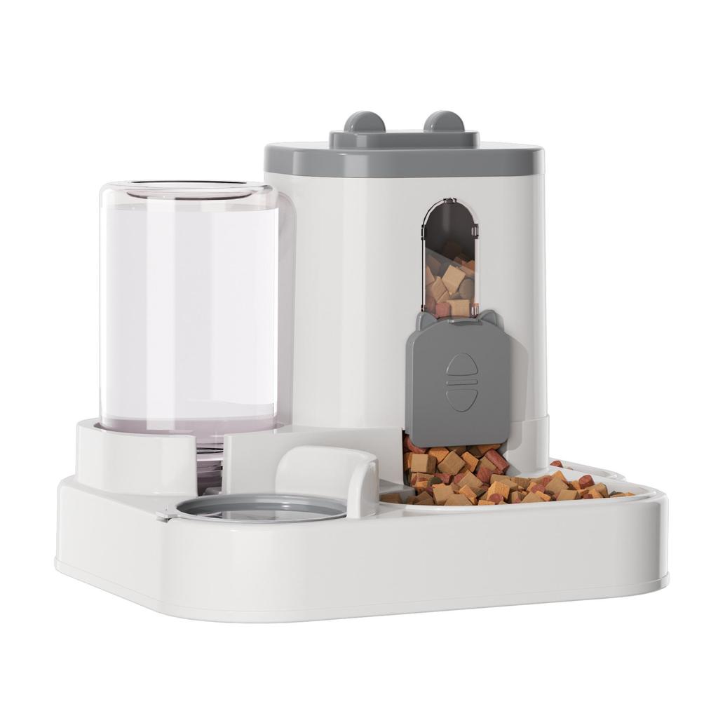 Automatic Cross-Border Cat Feeder & Water Bowl - Integrated Feeding & Drinking System for Cats