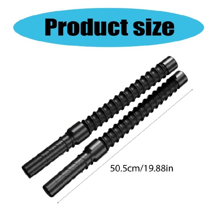 2 Stück Battle Rope Federstange Professionelle Battle Rope Stange Tragbare Trainingsstange für Heim-Körpertraining Muskelaufbau