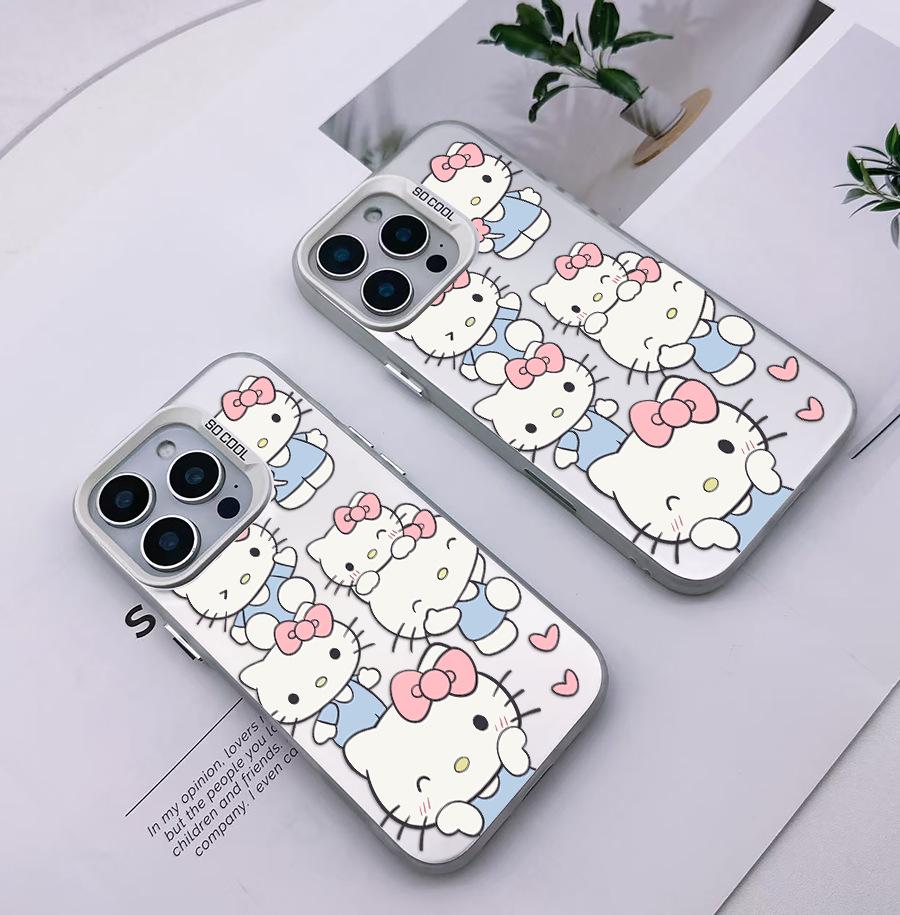 

Full Screen Drop-proof Apple iPhone Case for 13/12/11 Pro - Cute Bow Design 12