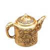 Kylin Hundred Blessings Copper Teapot Ornament for Home or Office