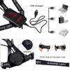Rechargeable Chest Lamp Adjustable Warning Light Portable Head Flashlight
