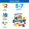 Learning Resources Folding Geometric Shapes(TM) Transparent 3D Shapes & Folding Diagrams LER 0921