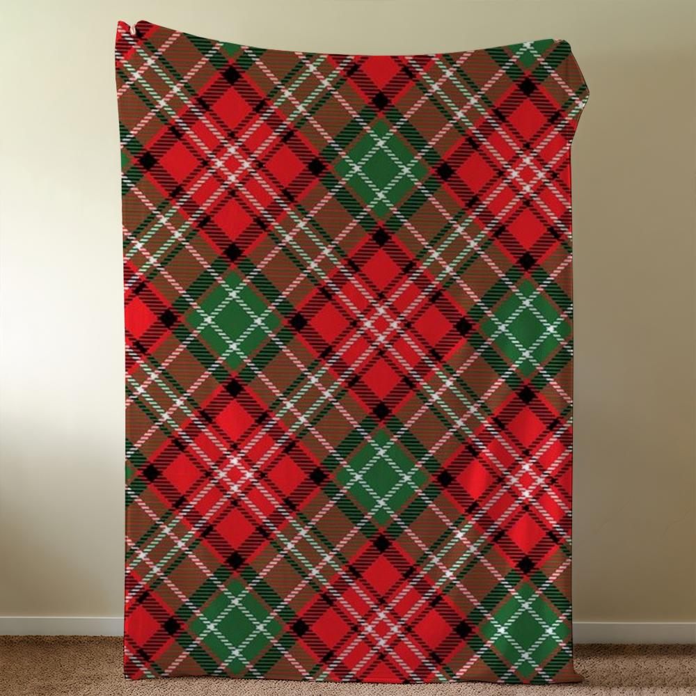 Checkered Pattern Carnival Blanket Throw Super Cosy Plush Living Room Sofa Couch Childish Birthday Gifts 75x90cm