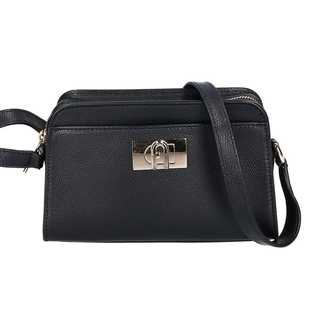 Furla WB01083 1927 MINI CROSSBODY Mini Crossbody Shoulder Bag blackUsed