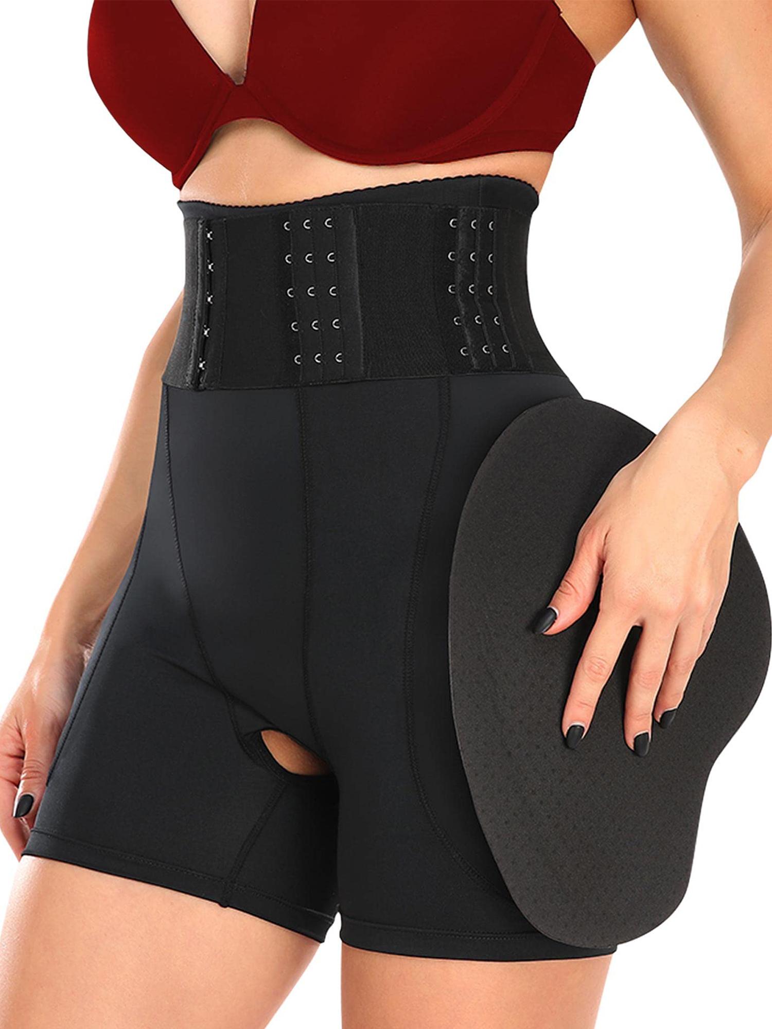 

Lilvigor Набедренные подушечки для женщин Корректирующее белье с поясом набедренной подушечки Набедренные подушечки для увеличения ягодиц Трусики для контроля живота на каждый день XL чёрный