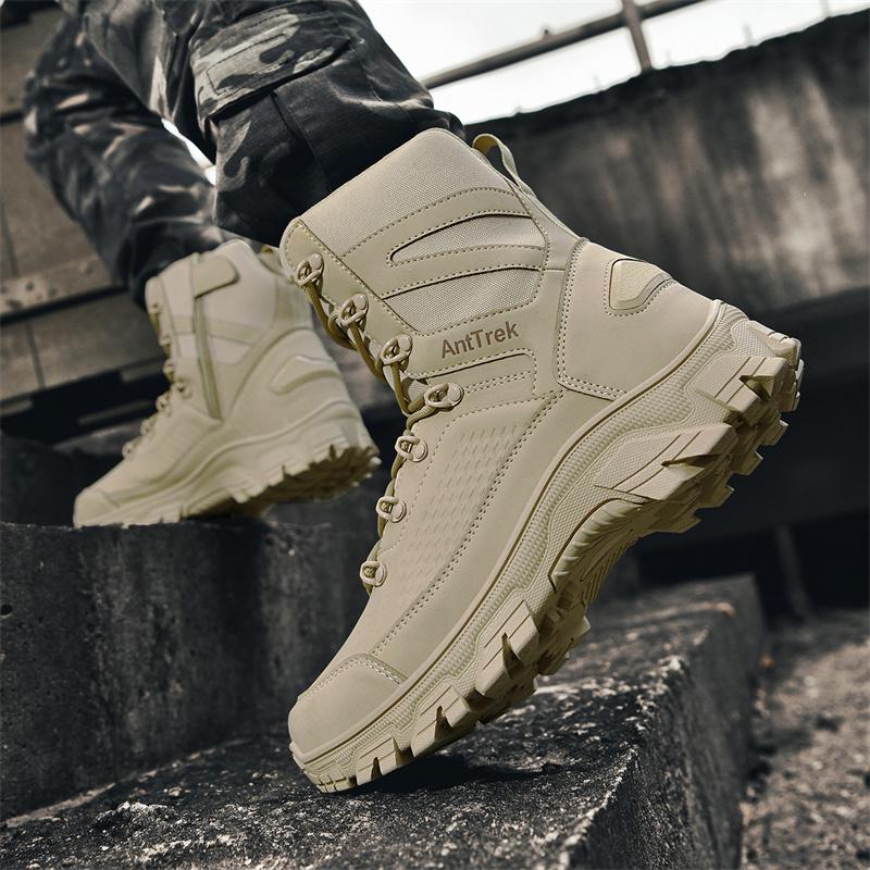 Fashion Wear Resisting Hiking Shoes Comfortable Walking Sneaker  Classic Trendy Men's Ankle Boots Man Non-Slip Treking Footwear Trainers