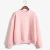 Frau Sweatshirts 2022 Süße Koreanische Oansatz Gestrickte Pullover Dicke Herbst Winter Candy Farbe Lose Hoodies Solide Frauen Kleidung