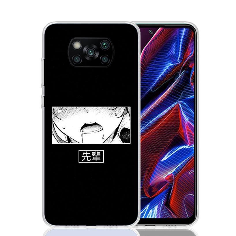 Japanese Aesthetic Text Letter Case Phone Cover for Xiaomi Redmi Note 10 9 9S 8 8T 7 5 Pro Mi 12T 11T 10T 9T 12 11 Lite A3 A2 Tr