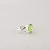 Natural Peridot Gemstone 925 Sterling Silver Handmade Jewelry Pretty Ring For Valentine's Day Gift RR-75-5