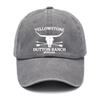 Adjustable Bull Skull Baseball Caps Washed Cotton Distressed Faded Hats  for Men Women