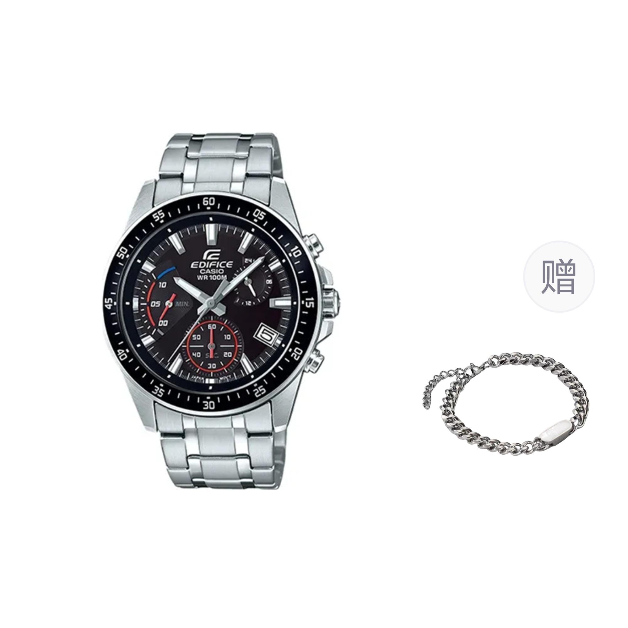CASIO Men EDIFICE Black Watch EFV-540D-1AVUPR- Black