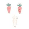 Enamel Charms Multi Color Flower Pendants For Floral Themed Jewelry