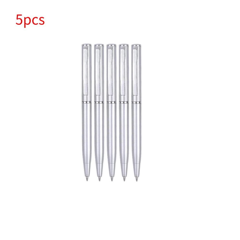 Hochwertiger Metall-Kugelschreiber Stahl Schreib- und Stiftzubehör Schreibwaren Schreibwerkzeuge Drehmechanik-Kugelschreiber 1-30 Stück