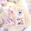 1 Roll Cute Cartoon Bear Cat Washi Tape Stickers Kawaii Animal DIY Scrapbook Journal Decorative Tape Stickers