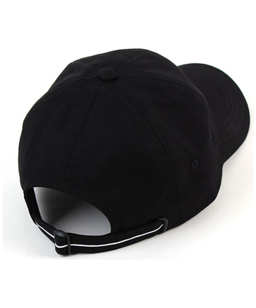 Yunibeosyeolkemiseuteuli Front Logo Cotton Black Ballcap