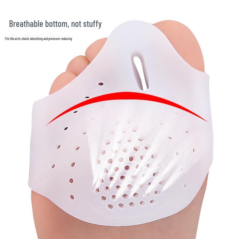 Hallux Valgus Toe Separator & Padded Arch Support with Forefoot Massage Pad - Bunion Corrector for Day & Night Use