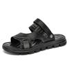 Sandals Men's 2025 Summer New Men's Simple Style Casual Wading Trend Soft Sole Dual-purpose Non-slip One-word Sandals