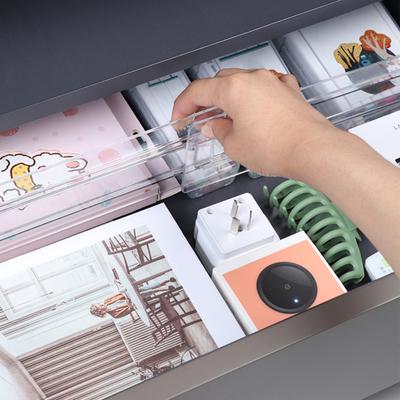 Transparent Drawer Divider Length Adjustable High Durability Simple Installation Expandable Drawer Separator Splitter