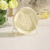Cream Luxury Plate Bone Dish Household Food Grade Ceramic Snack Cake Dining Table Storage Decoration Ins